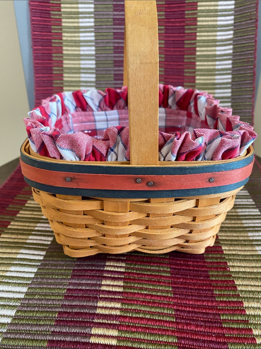 Longaberger 2001 All-American Strawberry Basket 🧺 - Picture 5 of 11